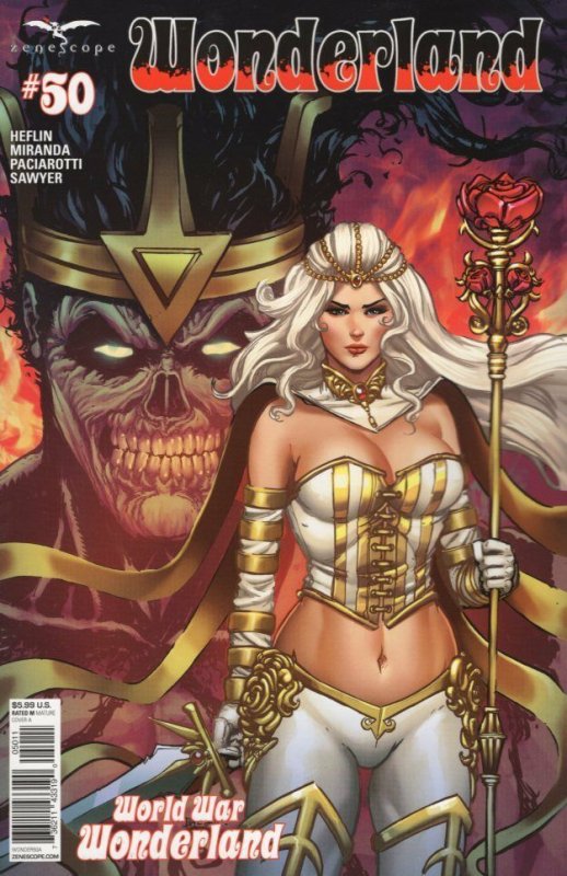 GFT Wonderland #50 (Zenescope Entertainment, 2016), raw, ungraded comic book — front cover