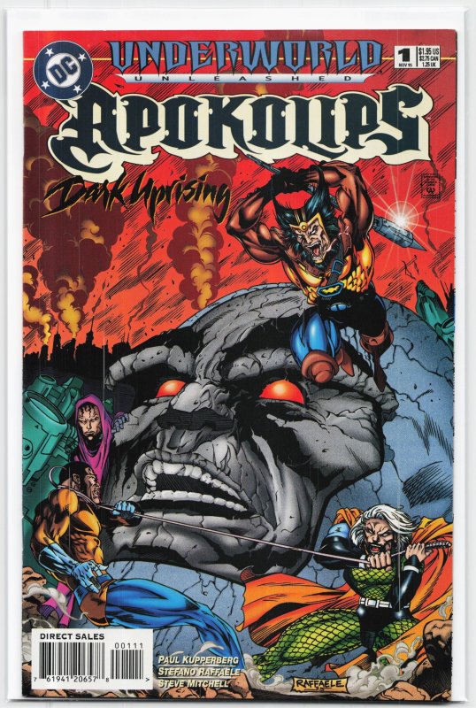 Underworld Unleashed: Apokolips (1995) Darkseid (1995), raw, ungraded comic book — front cover