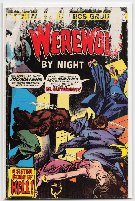 Werewolf by Night #29 (Marvel Comics, 1975), raw, ungraded comic book — front cover