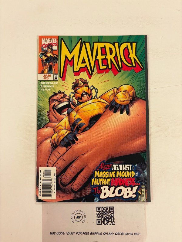 Maverick #5 (Marvel Comics), raw comic book in NM condition — front cover