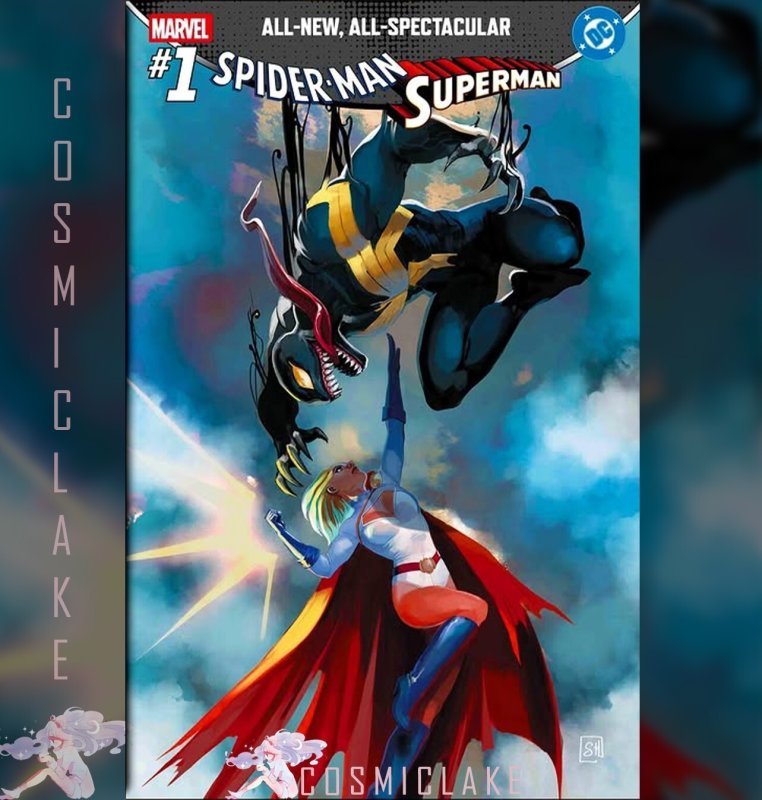 Spider-Man / Superman #1, raw, ungraded comic book — front cover