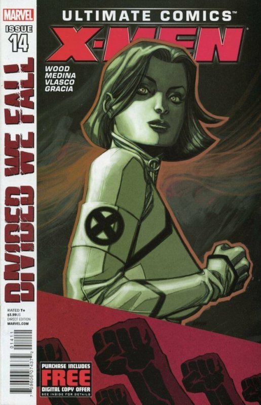 Ultimate Comics X-Men #14 (Marvel Comics), raw, ungraded comic book — front cover
