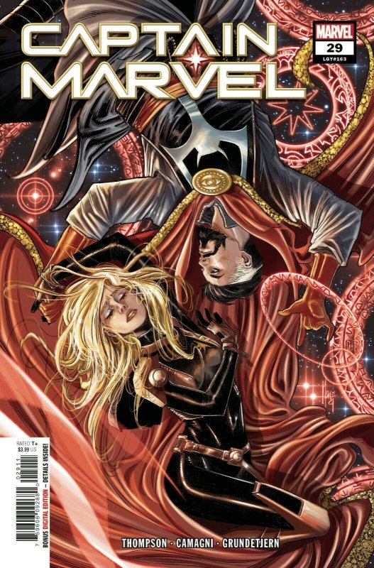 Captain Marvel #29 (Marvel Comics, 2021), raw, ungraded comic book — front cover