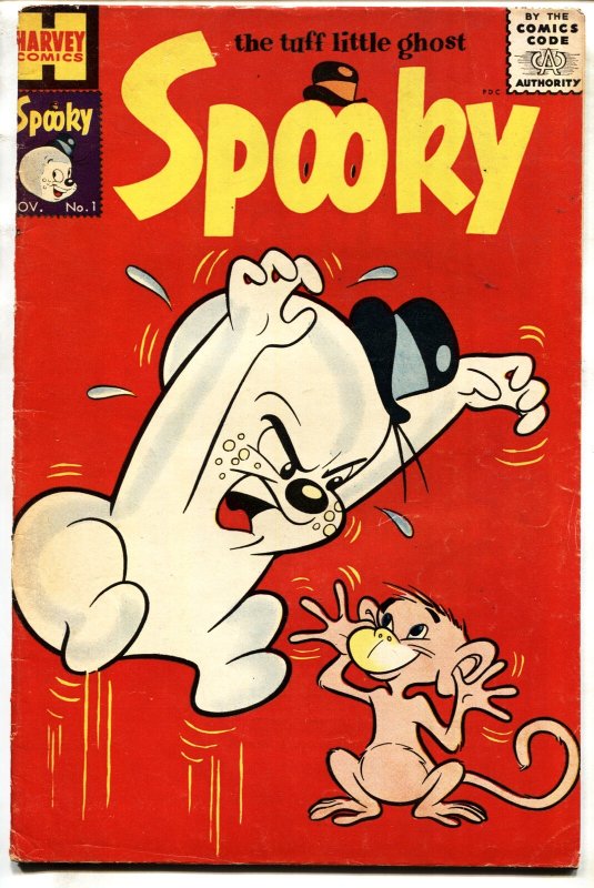 Spooky #1 (1955), raw comic book in FN+ condition — front cover