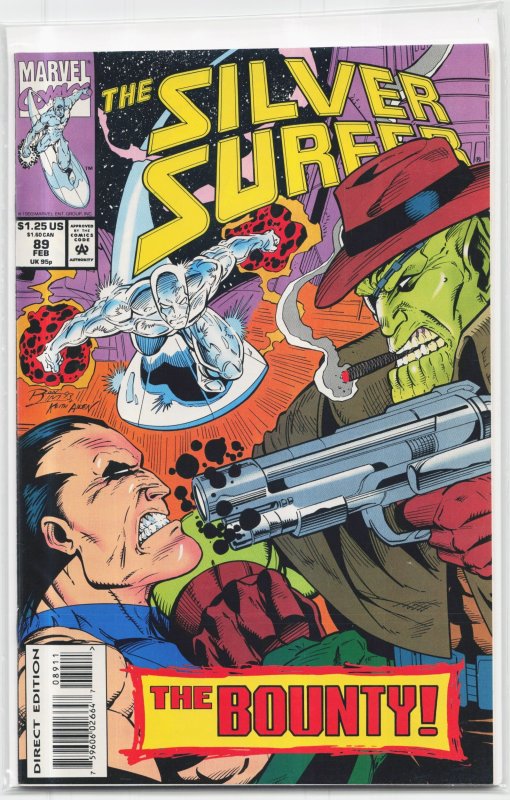 Silver Surfer #89 (Marvel Comics, 1994), raw, ungraded comic book — front cover