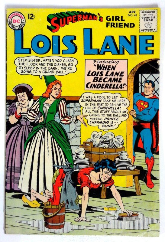 Superman's Girl Friend Lois Lane #48 (DC Comics, 1964), raw comic book in VG condition — front cover