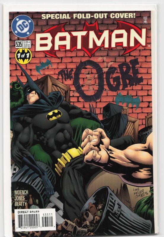Batman #535 (DC Comics, 1996), raw, ungraded comic book — front cover