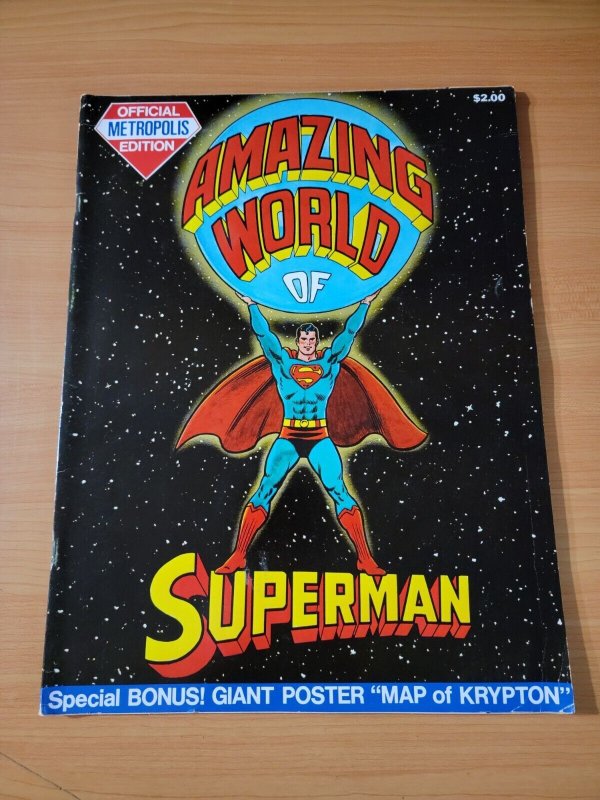 Amazing World of Superman #1 (DC Comics, 1973), raw comic book in VF condition — front cover