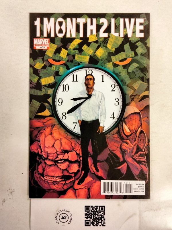 1 Month 2 Live #1 (Marvel Comics), raw comic book in NM condition — front cover