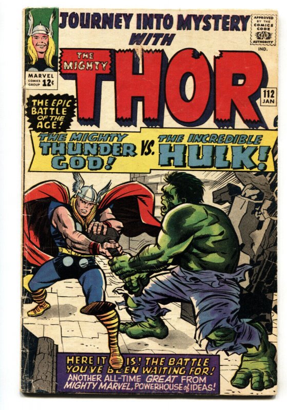 Journey into Mystery #112 (Marvel Comics, 1965), raw, ungraded comic book — front cover