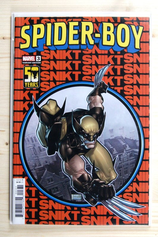 Spider-Boy #3 (Marvel Comics, 2024), raw comic book in NM+ 9.6 condition — front cover