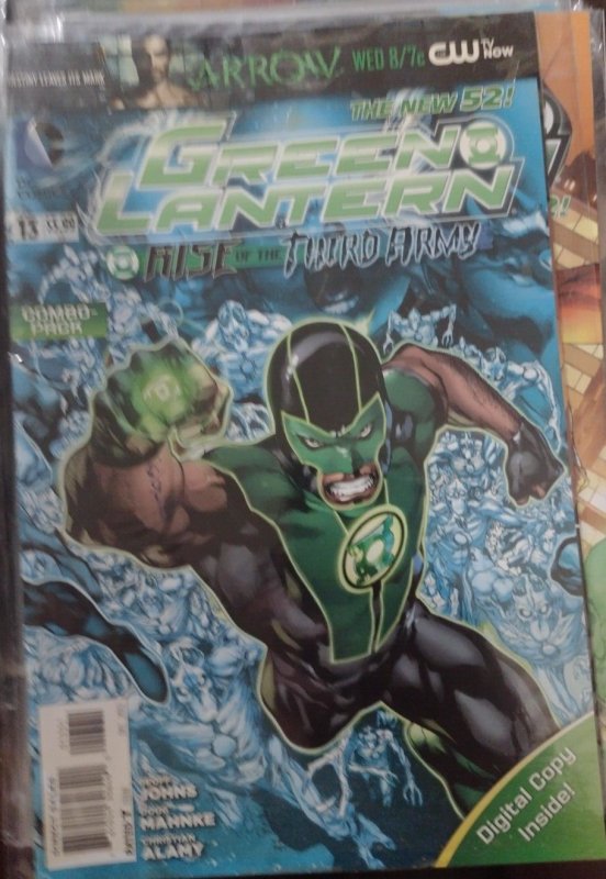 Green Lantern #13 (DC Comics, 2012), raw, ungraded comic book — front cover