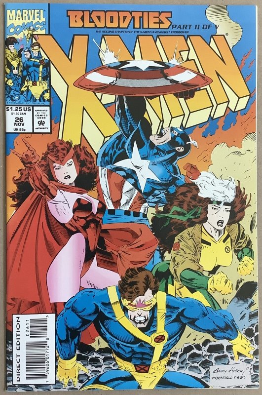 X-Men #26 (Marvel Comics, 1993), raw comic book in NM/M condition — front cover