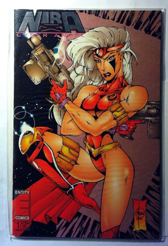 Nira X Cyberangel #1 (1994), raw, ungraded comic book — front cover
