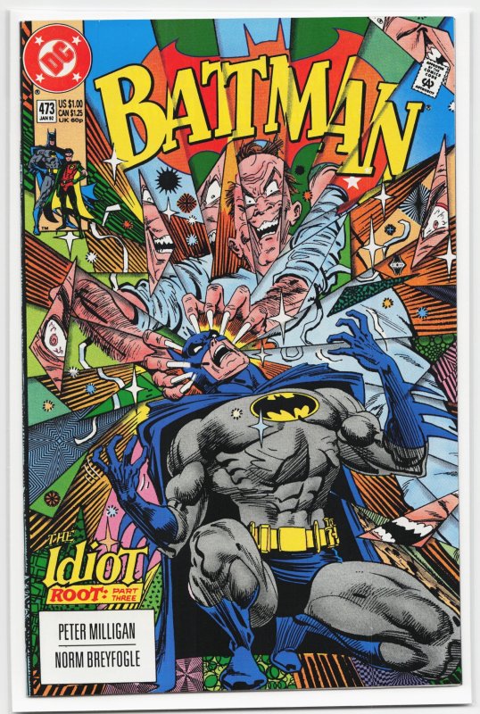 Batman #473 (DC Comics, 1992), raw, ungraded comic book — front cover