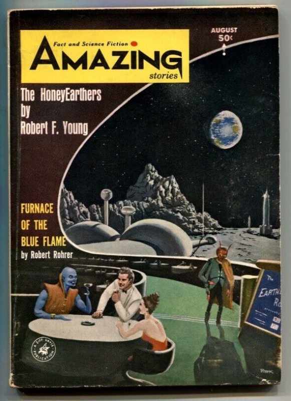 Pulp: Amazing Stories August 1963- HoneyEarthers- Superman History (1963), raw, ungraded comic book — front cover
