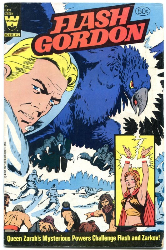 Flash Gordon #35 (Gold Key), raw comic book in FN condition — front cover