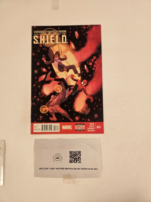S.h.i.e.l.d #3 (Marvel Comics), raw comic book in NM condition — front cover
