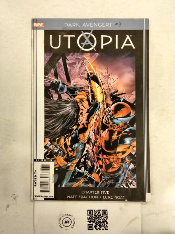 Dark Avengers Utopia #8 (Marvel Comics), raw comic book in NM condition — front cover