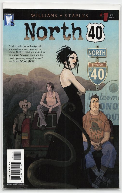North 40 #1 (2009), raw, ungraded comic book — front cover