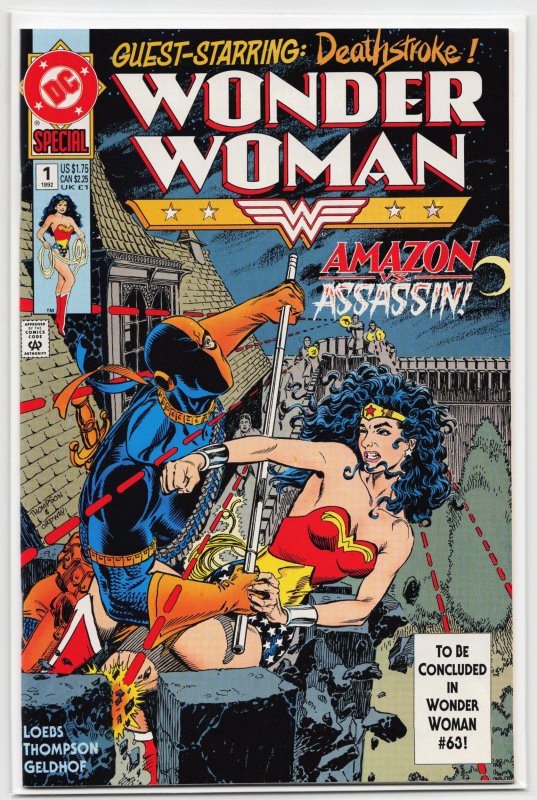 Wonder Woman Special (1992) Wonder Woman (DC Comics, 1992), raw, ungraded comic book — front cover