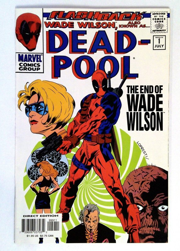 Deadpool #-1 (Marvel Comics, 1997), raw comic book in NM- condition — front cover