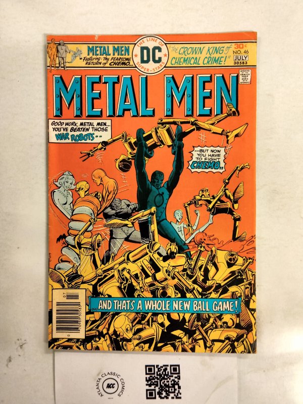 Metal Men #46 (DC Comics), raw comic book in FN condition — front cover