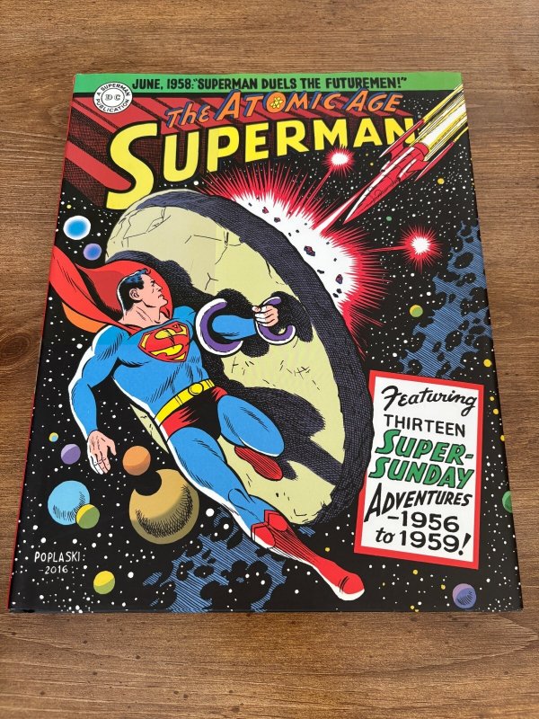 1956 -1959 Superman the Atomic Age DC Comics Hardcover Graphic Novel Book 1 J350 (DC Comics, 1956), raw, ungraded comic book — front cover