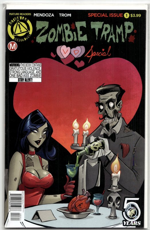 Zombie Tramp: VD Special (2016) Zombie Tramp (Action Lab Entertainment, 2016), raw, ungraded comic book — front cover