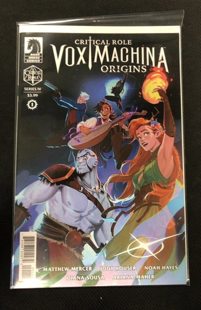 Critical Role: Vox Machina Origins IV #1 (2024), raw, ungraded comic book — front cover