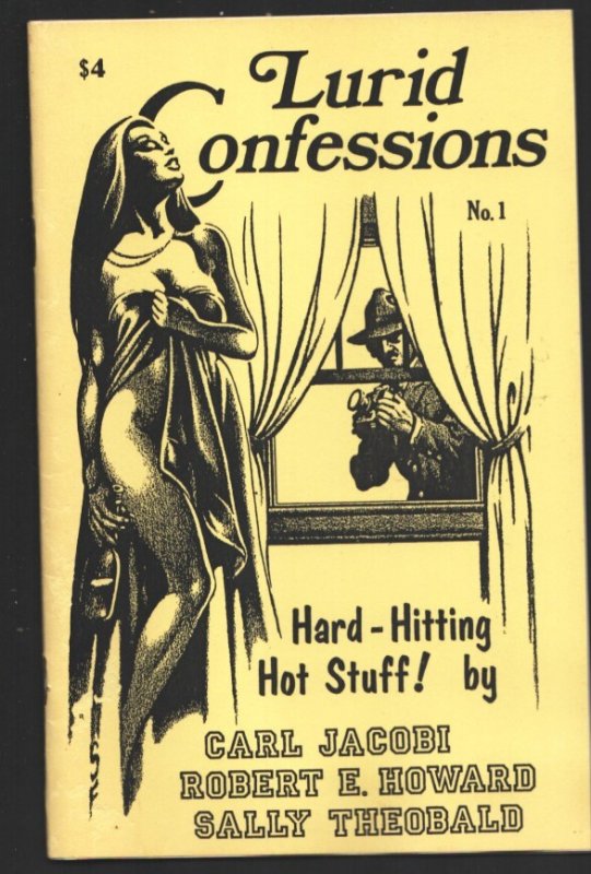 Lurid Confessions #1 (1986), raw, ungraded comic book — front cover