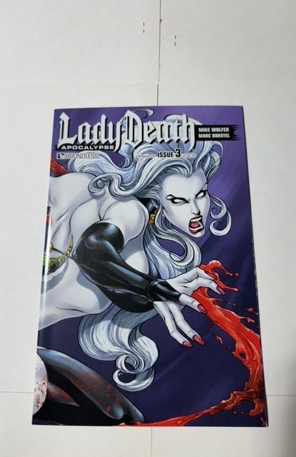 Lady Death: Apocalypse #3 (2015), raw comic book in NM condition — front cover