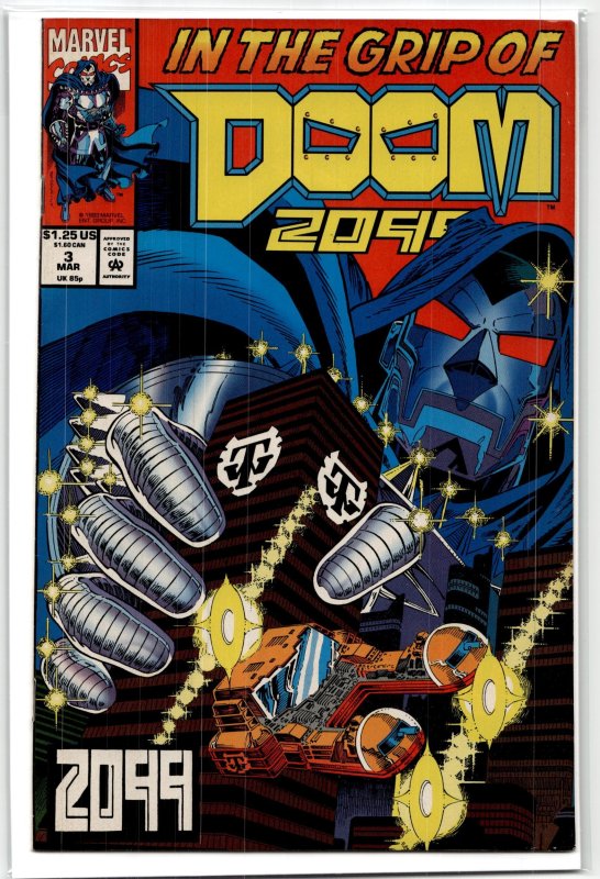 Doom 2099 #3 (1993), raw, ungraded comic book — front cover