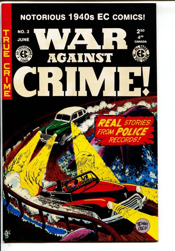 War Against Crime #3 (2000), raw comic book in VF condition — front cover