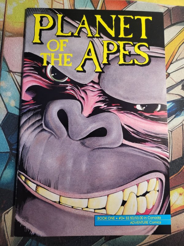 Planet of the Apes #3 (1990), raw, ungraded comic book — front cover