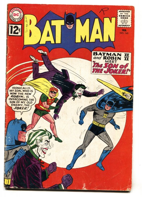 Batman #145 - 1961 - DC - VG - Comic Book (DC Comics, 1961), raw comic book in VG condition — front cover