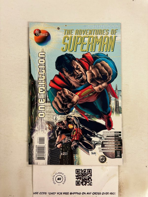 The Adventures of Superman #1 (DC Comics), raw comic book in NM condition — front cover