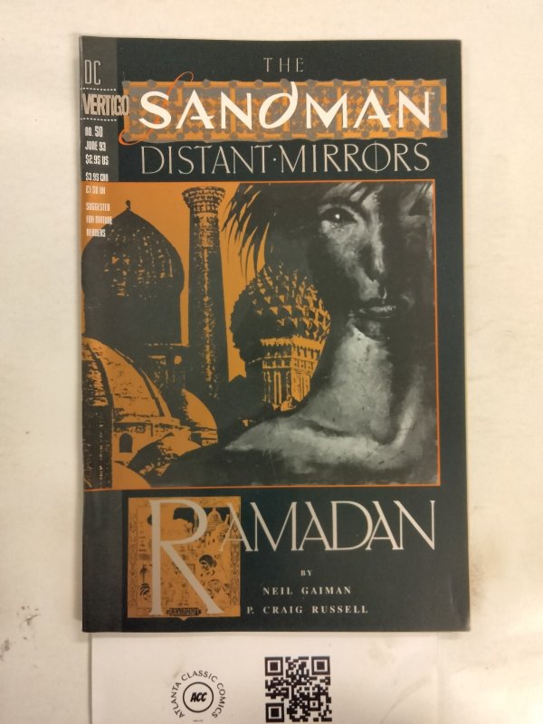 Sandman #50 (DC Comics), raw comic book in VF condition — front cover