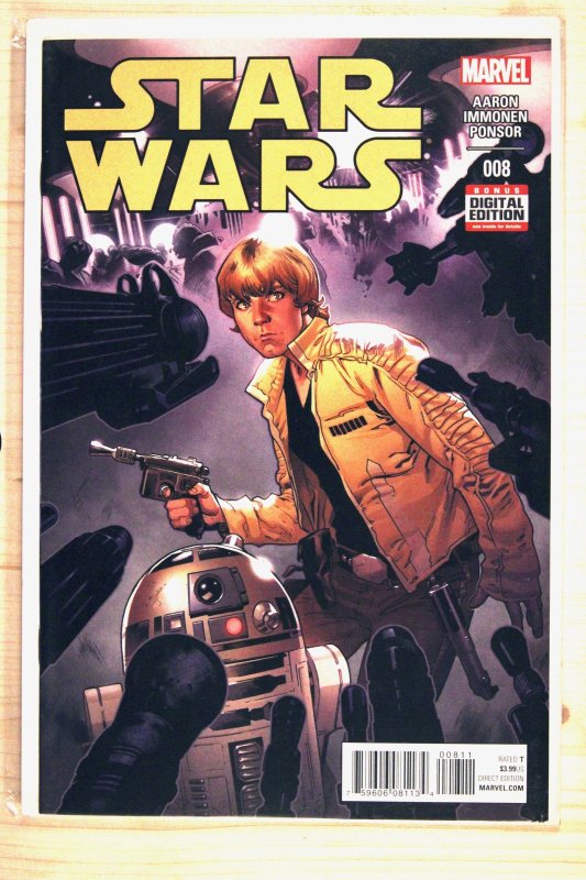 Star Wars #8 (Marvel Comics, 2015), raw comic book in NM+ 9.6 condition — front cover