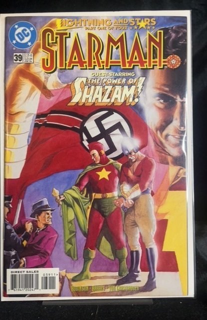 Starman #39 (DC Comics, 1998), raw, ungraded comic book — front cover