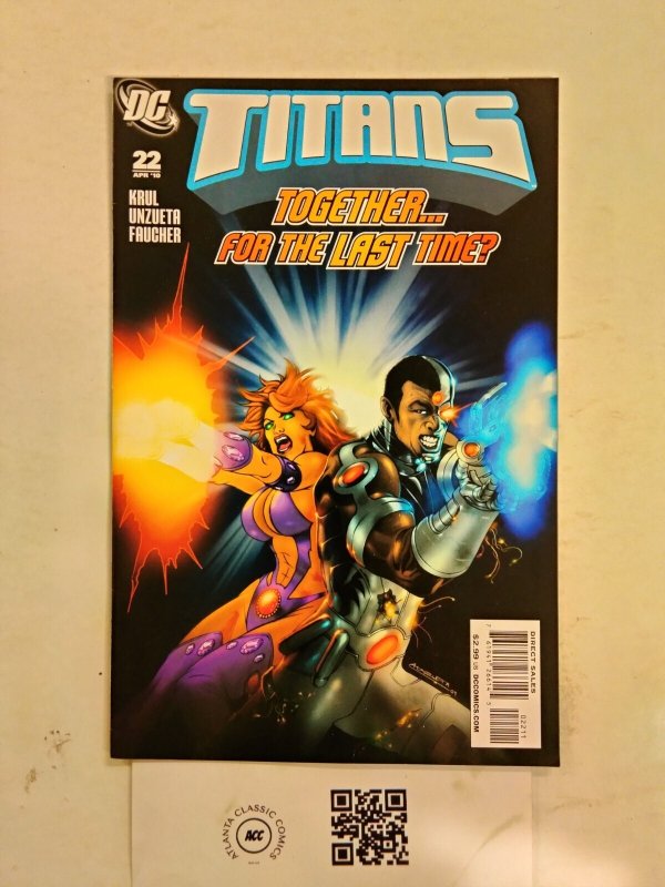 Titans #22 (DC Comics), raw comic book in NM condition — front cover