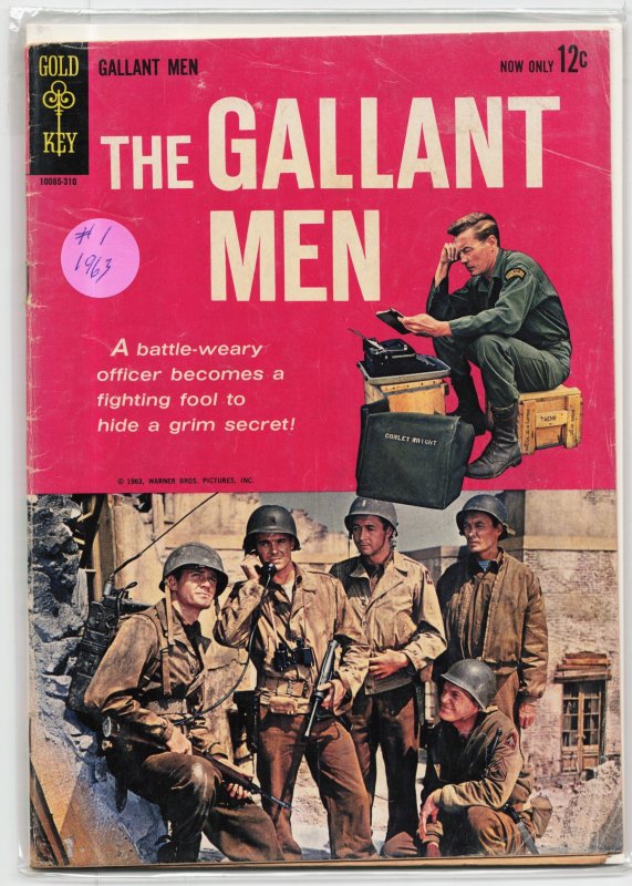 The Gallant Men (1963) Keys of Knowledge (1963), raw, ungraded comic book — front cover