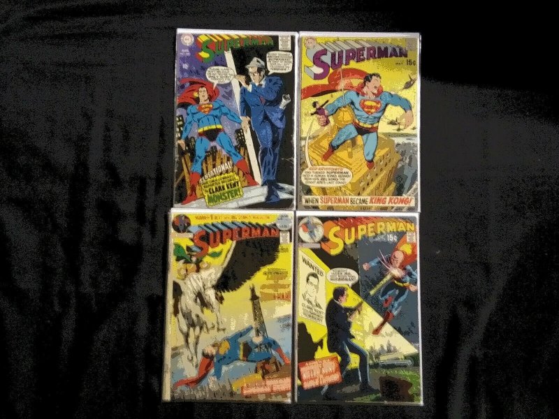 8 Pc. Silver/bronze Superman Lot...neal Adams VG - FN, raw comic book in VG condition — front cover