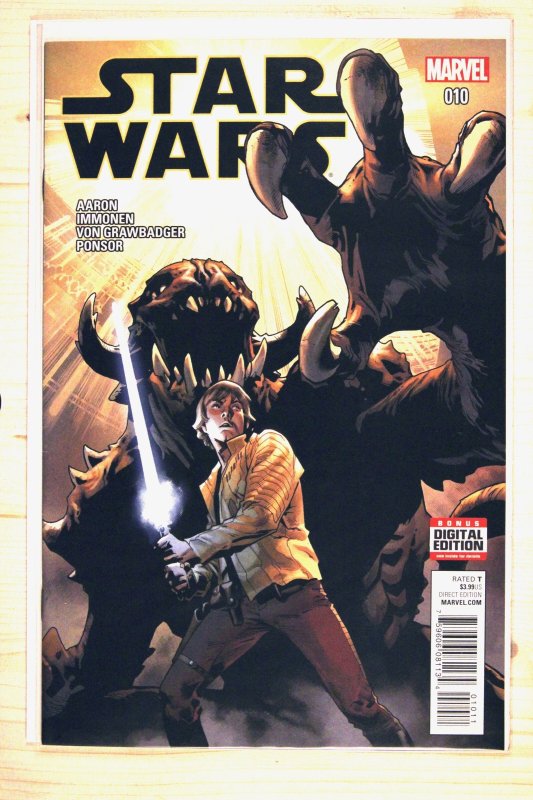 Star Wars #10 (Marvel Comics, 2015), raw comic book in NM+ 9.6 condition — front cover