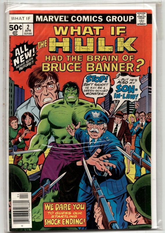 What If? #2 (Marvel Comics, 1977), raw, ungraded comic book — front cover