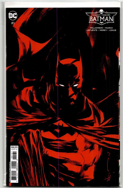 Knight Terrors: Batman #1 (2023), raw, ungraded comic book — front cover