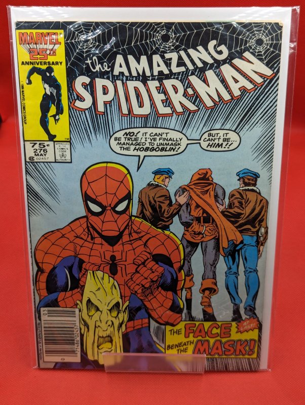 The Amazing Spider-Man #276 (Marvel Comics, 1986), raw, ungraded comic book — front cover
