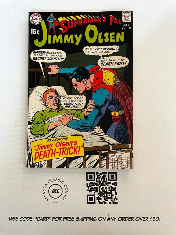 Superman's Pal Jimmy Olsen #121 (DC Comics), raw comic book in VF/NM condition — front cover