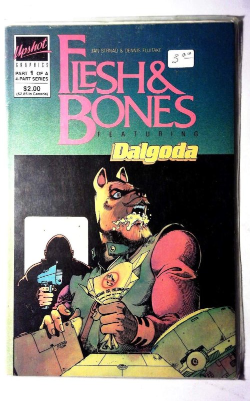 Flesh & Bones #1 (1986), raw, ungraded comic book — front cover
