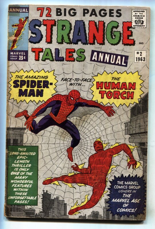Strange Tales Annual #2, raw, ungraded comic book — front cover